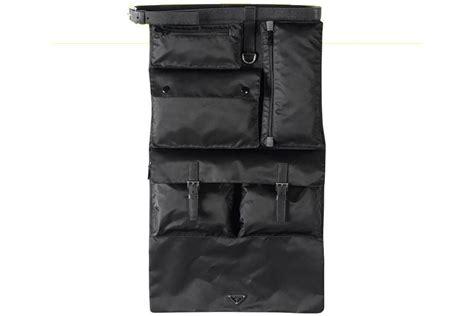 prada x grcic nylon fishing apron black